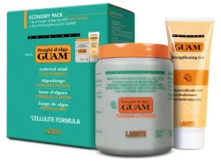 Антицелюлітна маска Холодна формула із зміцнюючим гелем Guam Fanghi D'alga Formula a Freddo, 1 кг+250 мл
