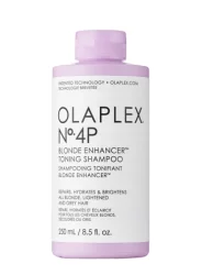 Тонірующий фіолетовий шампунь для блонду Olaplex No. 4P Blonde Enhancer Toning Shampoo, 250 мл
