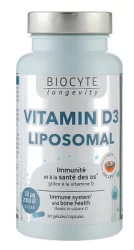 Липосомальный витамин D3 капсулах Biocyte Longevity Vitamine D3 Liposomal, 30 шт