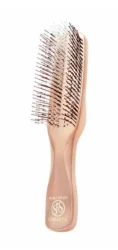 Масажна щітка для волосся та шкіри голови із довгою ручкою S-Heart-S Scalp Brush World Long Pink Gold