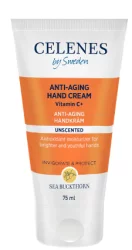 Антивозрастной крем для рук с облепихой для всех типов кожи Celenes Sea Buckthorn Antiaging Hand Cream-Unscented All Skin Types, 75 мл