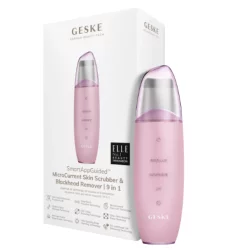 Мікрострумовий скрабер для шкіри і усунення чорних точок Geske  MicroCurrent Skin Scrubber & Blackhead Remover 9 в 1 Hello Kitty Pink