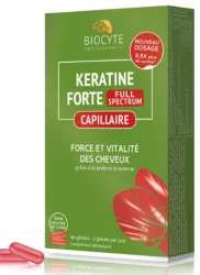 Пищевая добавка для роста волос Biocyte Keratine Forte Full Spectrum, 40 шт