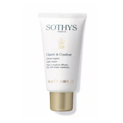 Крем легкий для жирної шкіри та шкіри з куперозом Sothys CLARTE & CONFORT LIGHT CREAM  50мл