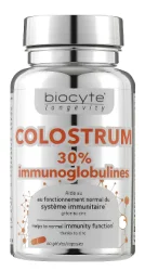 Харчова добавка "Імуноглобуліни" Biocyte Longevity Colostrum, 60 шт
