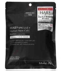 Омоложуюча маска для обличчя з мікроголками та стовбуровими клітинами Make.iN HARI Spicure + Human Stem Cell Face MaskCeramide CICA EGF FGF Moisturizing Skin Care, 10 шт