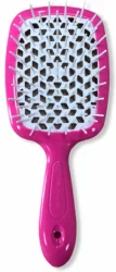 Гребінець для волосся Janeke Superbrush the Original (малиново-блакитний)