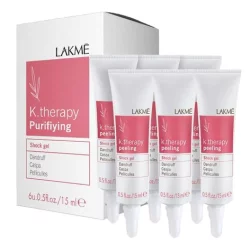 Гель інтенсивного впливу проти периди Lakme K.Therapy Peeling Shock Gel, 6x15 мл