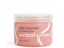 Цукровий скраб для тіла WoolyWoo Sugar Body Scrub The Strawberry Spa, 200 мл