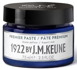 Паста для укладання чоловічого волосся «Прем'єр» Keune 1922 Premier Paste Distilled For Men, 75 мл