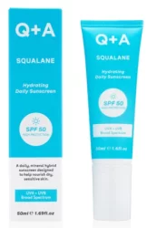 Увлажняющий солнцезащитный крем для лица Q+A Squalane Hydrating Daily Sunscreen, 50 мл