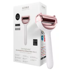 Электронный роллер для лица и тела с микроиглами GESKE MicroNeedle Face&Body Roller 8 в 1 Starlight