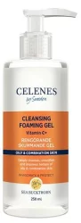 Очищувальна пінка-гель з обліпихою для жирної і комбінованої шкіри Celenes, 250 мл