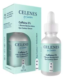 Сыворотка от отеков с кофеином 5% для зоны вокруг глаз Celenes, 30 мл