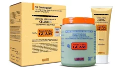 Антицеллюлитная маска из водорослей и Подтягивающий гель Guam Fanghi D'alga Economy Pack, 1 кг + 250 мл