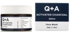 Маска для обличчя "Детокс" з активованим вугіллям Q+A Activated Charcoal Face Mask, 50 мл