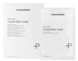 Пост-пілінгова маска Mesoestetic post peel crystal fiber mask, 5 шт х 25мл