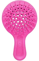 Гребінець для волосся Janeke Superbrush Mini Silicon Line (рожевий)