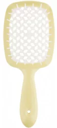 Гребінець для волосся Janeke Superbrush the Original Small (жовтий з білим)