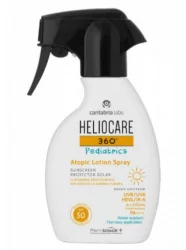 Детский солнцезащитный лосьон для атопической кожи Cantabria Heliocare 360º Pediatrics Atopic Lotion Spray SPF 50, 250 мл