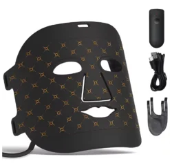 Світлодіодна LED-маска для фототерапії Sillicone LED light Therapy Face Mask  7 спектрів світла 25x33 см