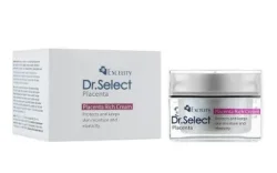 Насичений зволожувальний крем для обличчя та шкіри навколо очей Dr.Select Excelity Placenta Rich Cream з плацентою, 30 г