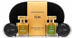 Лімітований набір косметики для тіла для літнього догляду Elan x Gasanova Golden body set