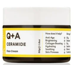 Денний крем для обличчя Q+A Ceramide Barrier Defence Face Cream з керамідами, 50 г