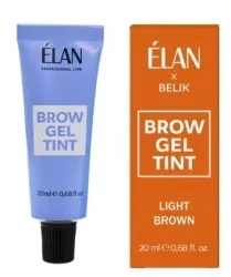 Гель-фарба для брів ELAN Light Brown, 20 мл