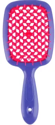 Гребінець для волосся Janeke Superbrush the Original (фіолетовий з рожевим)