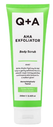 Скраб для тіла з AHA-кислотами Q+A AHA Exfoliator Body Scrub, 250 мл