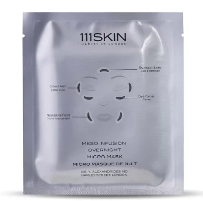 Мезо-маска для зоны вокруг глаз 111SKIN Meso Infusion Overnight Micro Mask Box, 4 шт