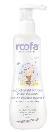 Вечірній лосьйон для тіла Roofa Baby Good night lotion (Natural), 200 мл