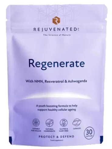 Активні капсули для відновлення та захисту днк клітин Rejuvenated Regenerate, 30 капсул