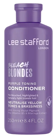 Кондиціонер для освітленого волосся, що тонує Lee Stafford Bleach Blondes Purple Toning Conditioner, 250 мл