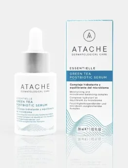 Антиоксидантная сыворотка с зеленым чаем и постбиотиками Atache Essentielle Green Tea Postbiotic Serum, 30 мл