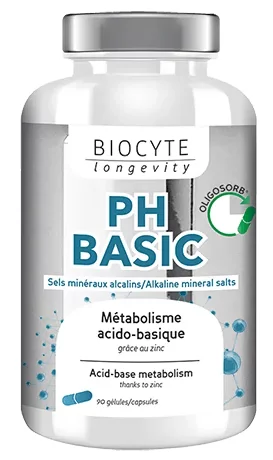 Витамины для кислотно-щелочного баланса Biocyte Longevity PH Basic, 90 шт