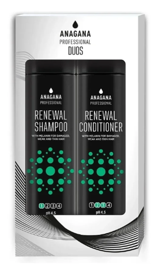 Набор "Восстановление" для поврежденных волос Anagana Professional Renewal Duos