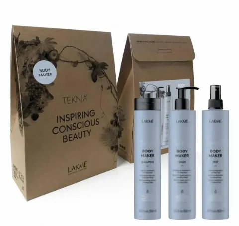 Подарочный набор для объема волос Lakme Teknia Retail Pack Body Maker