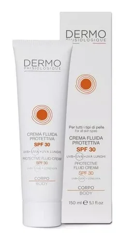 Защитный флюидный крем для лица и тела Dermophisiologique MySun Protective Fluid Cream SPF30+, 150 мл