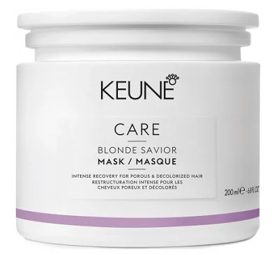 Маска для укрепления волос Тотал Блэнд Keune Care Blonde Savior Mask, 200 мл