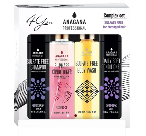 Набор 4 You бессульфатный Anagana 4 You Sulfate Free Kit, 4x250 мл