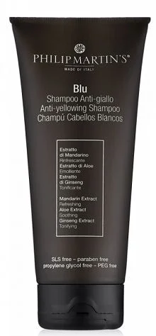 Шампунь антижелтый для окрашенных волос Philip Martin's Blu Shampoo Anti-yellowing, 200 мл