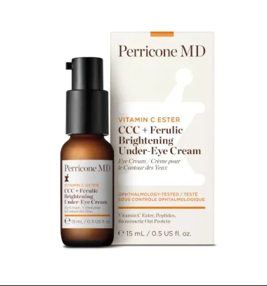 Освітлювальний крем для шкіри навколо очей Perricone MD Vitamin C Ester CCC + Ferulic Brightening Under-Eye Cream, 15 мл