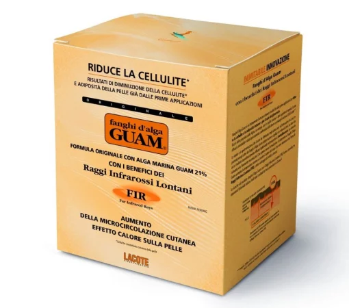 Антицеллюлитная маска из морских водорослей с разогревающим действием Guam Fir Fanghi D'alga, 1 кг