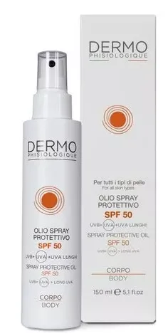 Солнцезащитный масляный спрей для тела Dermophisiologique MySun Spray Protection Oil SPF 50 Body, 150 мл