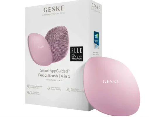 Щітка для обличчя 4 в 1 рожева Geske Facial Brush 4 in 1 Pink