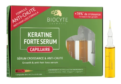 Сироватка для волосся Biocyte Keratine Forte Serum, 5 X 9 мл