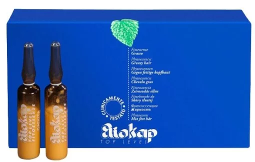 Фітоесенція для жирної шкіри голови Eliokap, 6*4 мл