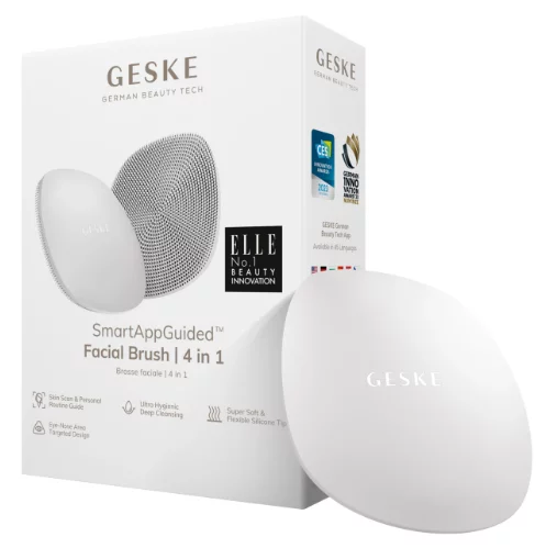 Щетка для лица 4 в 1 белая Geske Facial Brush 4 in 1 White